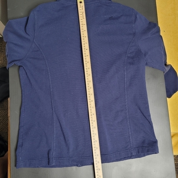 JM Collections Rain Wind Jacket Women's Large Navy Blue - Picture 9 of 12